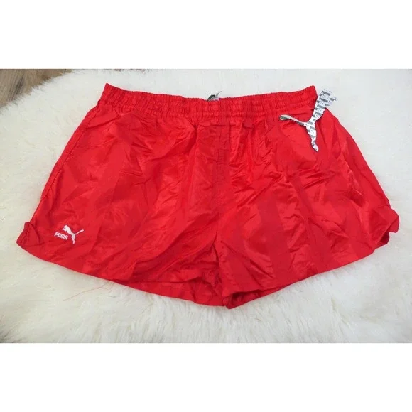 Puma Shorts Nwt Vintage 9s Puma Nylon Men Xl Shiny Lined